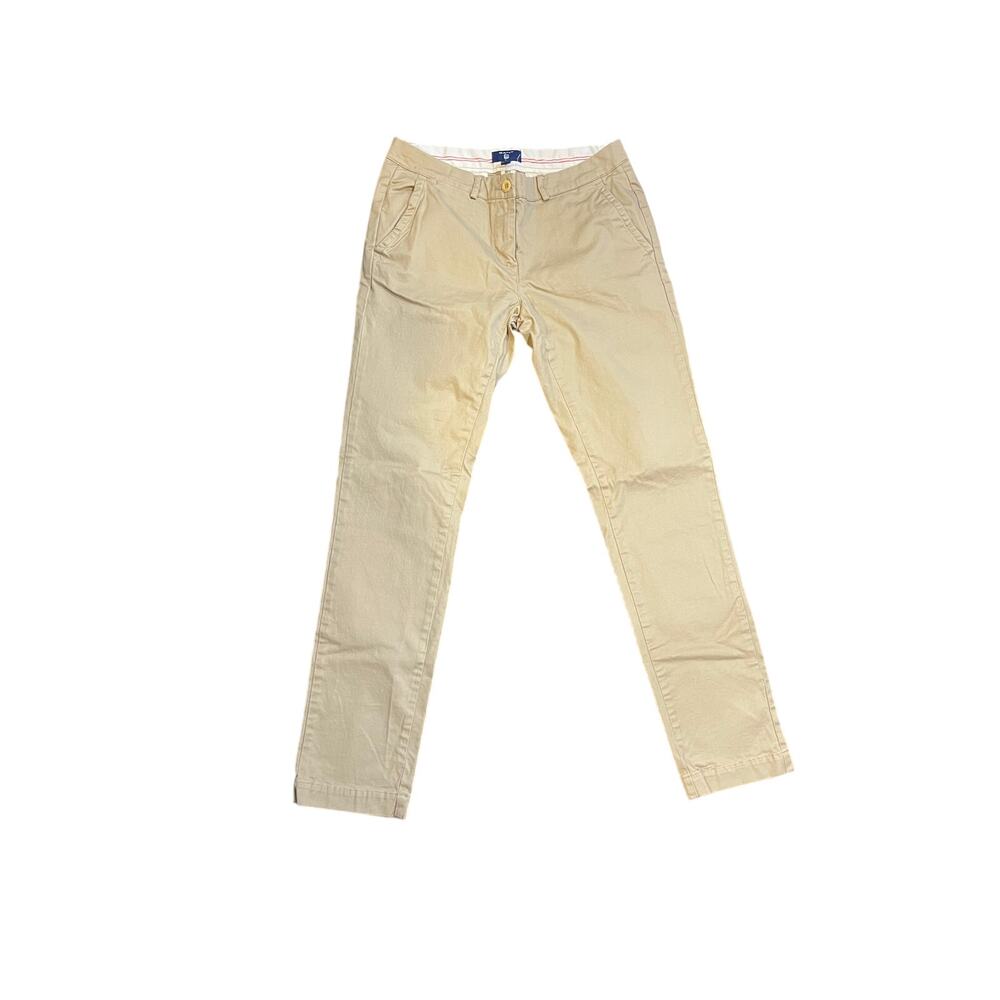 Gant Chino Women Khaki Pants Size 6 Straight leg